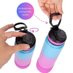 Bidon shaker sportowy na wode napoje XL 720ml