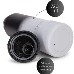 Bidon shaker sportowy na wode napoje XL 720ml