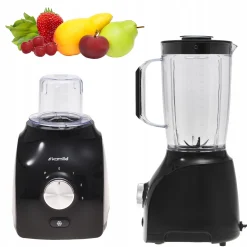 Blender kielichowy mocny mikser do koktajli + młynek do kawy 2-w-1 Kamille