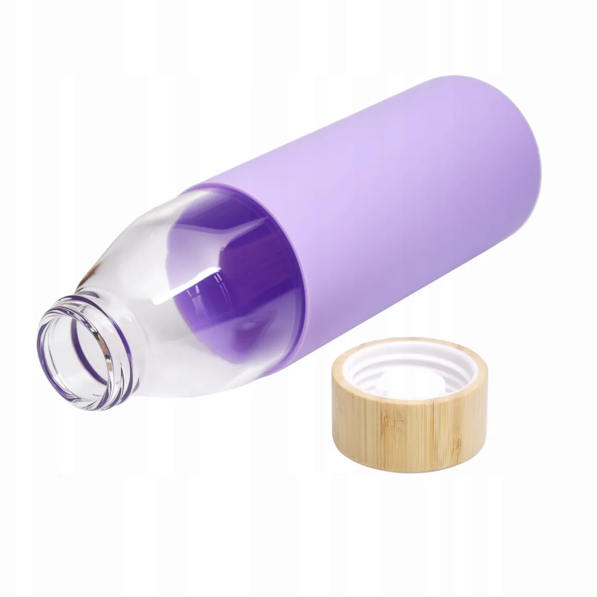 Butelka szklana podróżna w antypoślizgowym etui 500ml