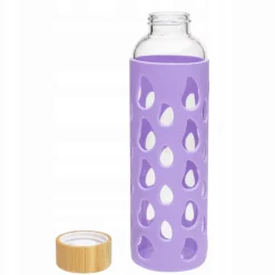 Butelka szklana podróżna w antypoślizgowym etui 550ml