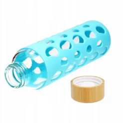 Butelka szklana podróżna w antypoślizgowym etui 550ml