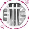 Chromowany kubek termiczny termos na napoje 320ml