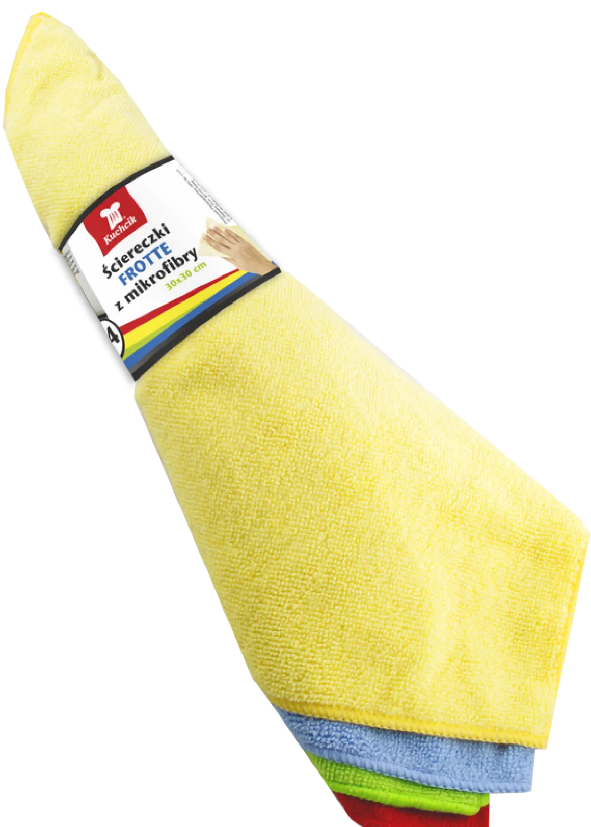 ŚCIERECZKA ŚCIERKA FROTTE Z MIKROFIBRY CHŁONNA 4szt.