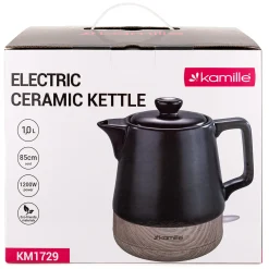 Czajnik elektryczny bezprzewodowy ceramiczny 1200W 1L