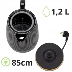 Czajnik elektryczny bezprzewodowy ceramiczny 1200W 1,2L