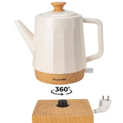 Czajnik elektryczny bezprzewodowy ceramiczny 1200W 1,5L