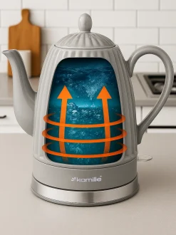 Czajnik elektryczny bezprzewodowy ceramiczny 1,5L