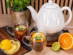 Czajnik imbryczek elektryczny bezprzewodowy ceramiczny 1,5L