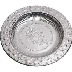 Elegancka stalowa taca patera do serwowania 30cm