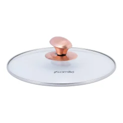 Elegancki stalowy garnek z pokrywką 4,5L