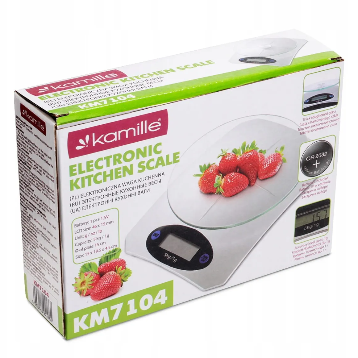 Elektroniczna waga kuchenna LCD