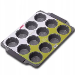 Forma do pieczenia 12 babeczek muffinek stalowa