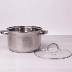 Garnek 22 cm 5,1 L z pokrywką INDUKCJA GAZ KAMILLE