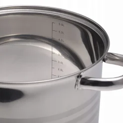 Garnek gastronomiczny wysoki stalowy 6L