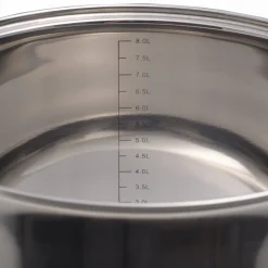 Garnek gastronomiczny wysoki stalowy 8,5L