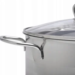 GARNEK Z POKRYWKĄ STALOWY GAZ INDUKCJA KAMILLE