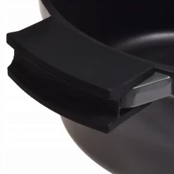 Grafitowy garnek brytfanna aluminiowy z pokrywką 4,5L