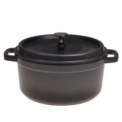Grafitowy garnek brytfanna aluminiowy z pokrywką 4,5L