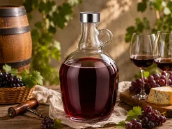 Gąsior do wina baniak na nalewki dama balon na wino z zakrętką 1,5 l Kamille