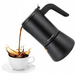 Kawiarka ciśnieniowa do espresso stalowa zaparzacz do kawy 300 ml Kamille