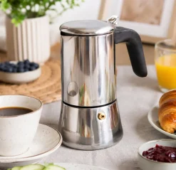 Kawiarka ciśnieniowa do kawy stalowa zaparzacz do espresso 300 ml Kamille