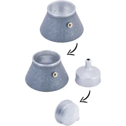 Kawiarka włoska zaparzacz do kawy granit 600ml