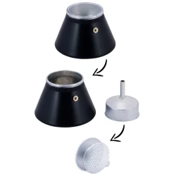 Kawiarka włoska zaparzacz do kawy marmur 450ml