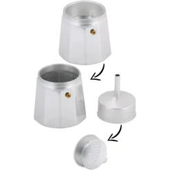Kawiarka zaparzacz do kawy aluminium 450ml
