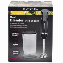 Kompaktowy blender, rozdrabniacz ręczny z pojemnikiem