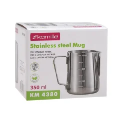 KUBEK stalowy turystyczny Indukcja Gaz KAMILLE 350ml