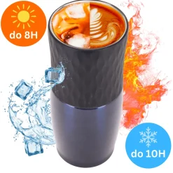 Kubek termiczny, butelka metaliczna galaxy 500ml