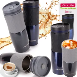 Kubek termiczny, butelka metaliczna galaxy 500ml