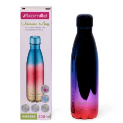 Kubek termiczny butelka metaliczna ombre 500ml
