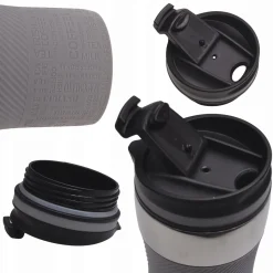 Kubek termiczny termos z antypoślizgową nakładką 260ml