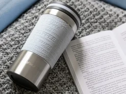 Kubek termiczny termos z antypoślizgową nakładką 380ml