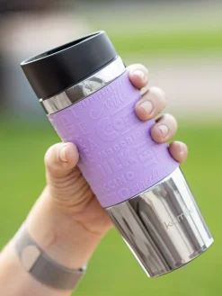 Kubek termiczny z antypoślizgową nakładką 380ml