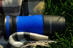 Kubek termiczny z antypoślizgową nakładką "Coffe" 380ml