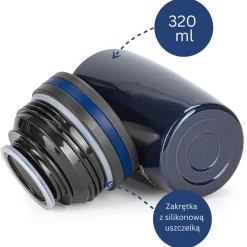 Kubek termos bidon termiczny na kawę herbatę wodę 320ml