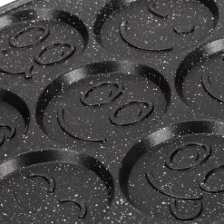 Marmurowa patelnia do pancakes naleśników jajek BUŹKI MINKI EMOTKI 26cm