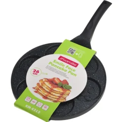 Marmurowa patelnia do pancakes naleśników jajek BUŹKI MINKI EMOTKI