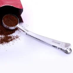 Miarka łyżka do kawy herbaty z klipsem stal