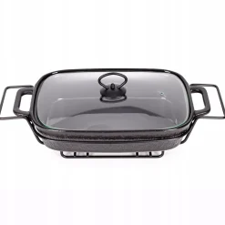 Naczynie żaroodporne ceramiczne z podgrzewaczem 2,5l