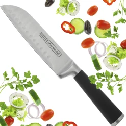 Nóż kuchenny japoński Santoku z powłoką 