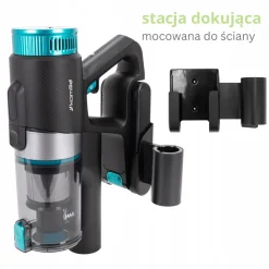 Odkurzacz pionowy bezprzewodowy FILTR HEPA + akcesoria 0,4L MOCNY