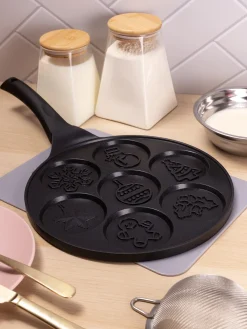 Patelnia do pancakes naleśników jajek ŚWIĄTECZNY WZÓR