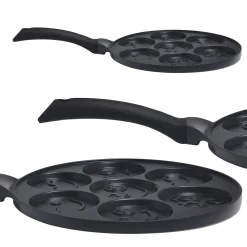 Patelnia do pancakes naleśników jajek BUŹKI MINKI EMOTKI