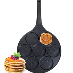 Patelnia do pancakes naleśników jajek BUŹKI MINKI EMOTKI