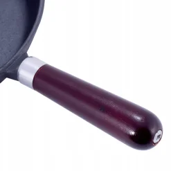 Patelnia żeliwna solidna głęboka 26 cm