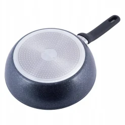 Patelnia głęboka gruba marmurowa 26cm